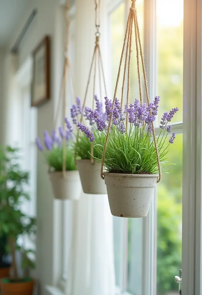 30 Lavender Plant Aesthetic Inspirations for Relaxing Spaces 12 30 Lavender Plant Aesthetic Inspirations for Relaxing Spaces - 12. Lavender Plant Hangers