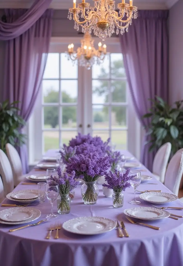 30 Lavender Plant Aesthetic Inspirations for Relaxing Spaces 22 30 Lavender Plant Aesthetic Inspirations for Relaxing Spaces - 22. Lavender Wedding Decor