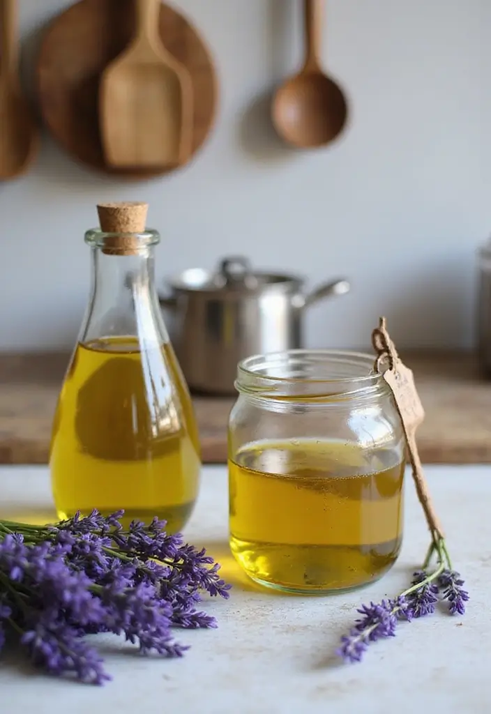 30 Lavender Plant Aesthetic Inspirations for Relaxing Spaces 24 30 Lavender Plant Aesthetic Inspirations for Relaxing Spaces - 24. Lavender Infused Oils