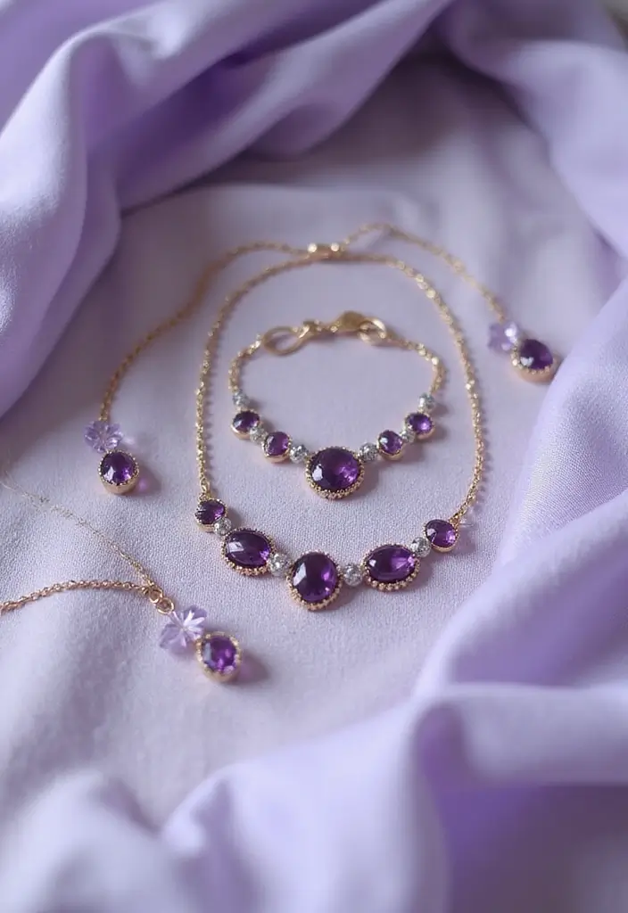 30 Lavender Plant Aesthetic Inspirations for Relaxing Spaces 27 30 Lavender Plant Aesthetic Inspirations for Relaxing Spaces - 27. Lavender-Inspired Jewelry