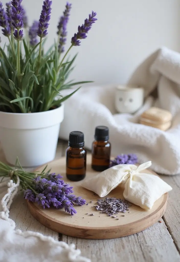 30 Lavender Plant Aesthetic Inspirations for Relaxing Spaces 4 30 Lavender Plant Aesthetic Inspirations for Relaxing Spaces - 4. Lavender Aromatherapy Corner