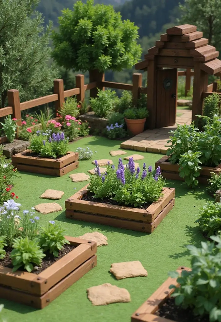 30 Minecraft Plant Ideas for Creative Builds 12 30 Minecraft Plant Ideas for Creative Builds - 12. Rustic Charm: Herb Gardens