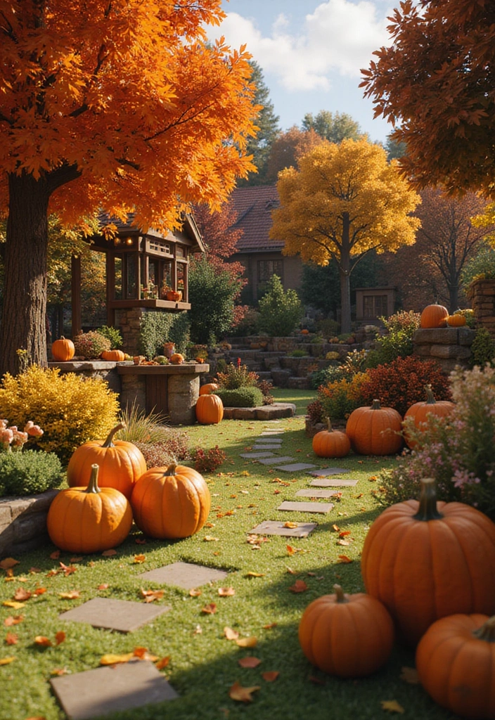 30 Minecraft Plant Ideas for Creative Builds 13 30 Minecraft Plant Ideas for Creative Builds - 13. Seasonal Splendor: Autumn Gardens