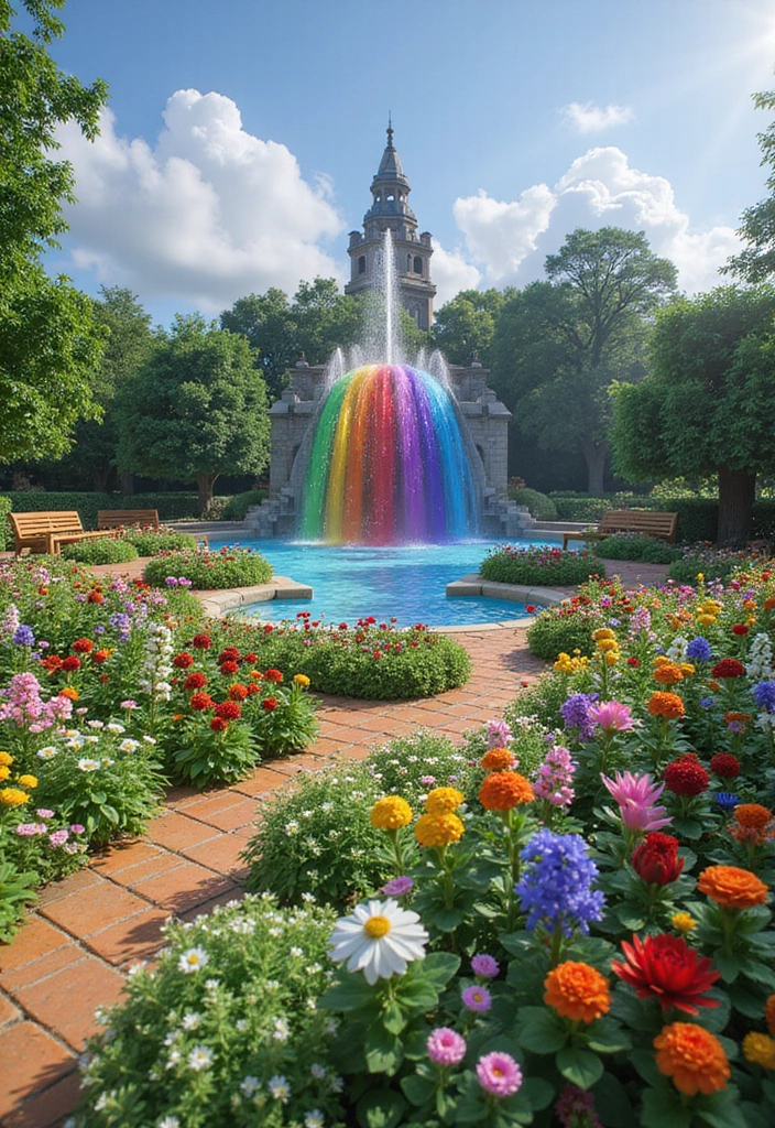 30 Minecraft Plant Ideas for Creative Builds 17 30 Minecraft Plant Ideas for Creative Builds - 17. Color Pop: Rainbow Gardens