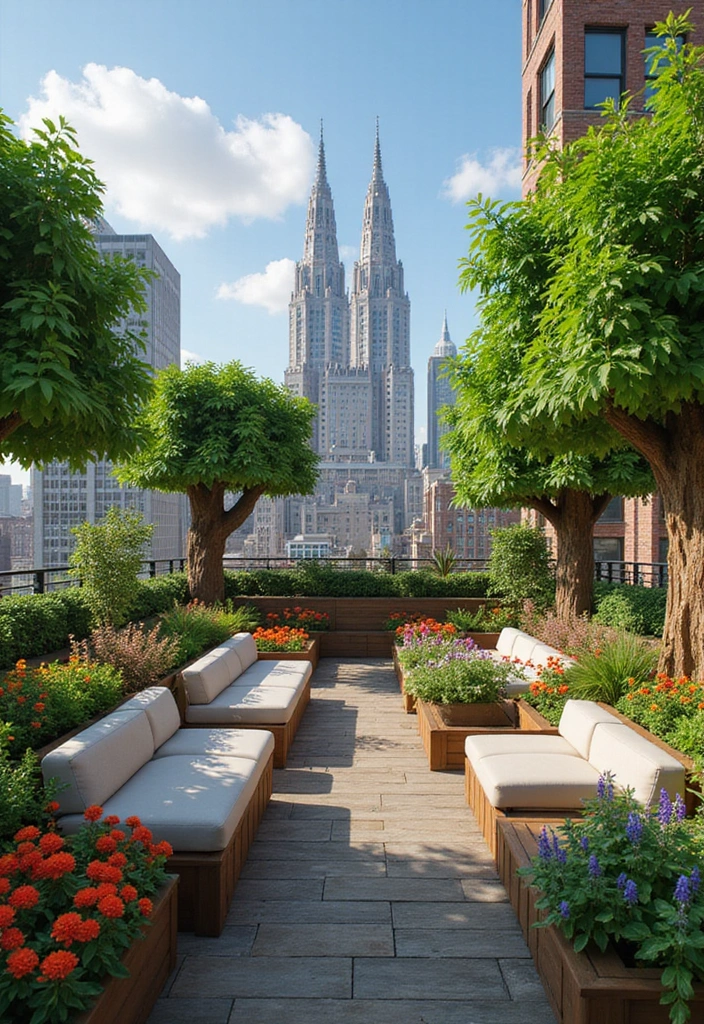 30 Minecraft Plant Ideas for Creative Builds 22 30 Minecraft Plant Ideas for Creative Builds - 22. Creative Rooftop Gardens