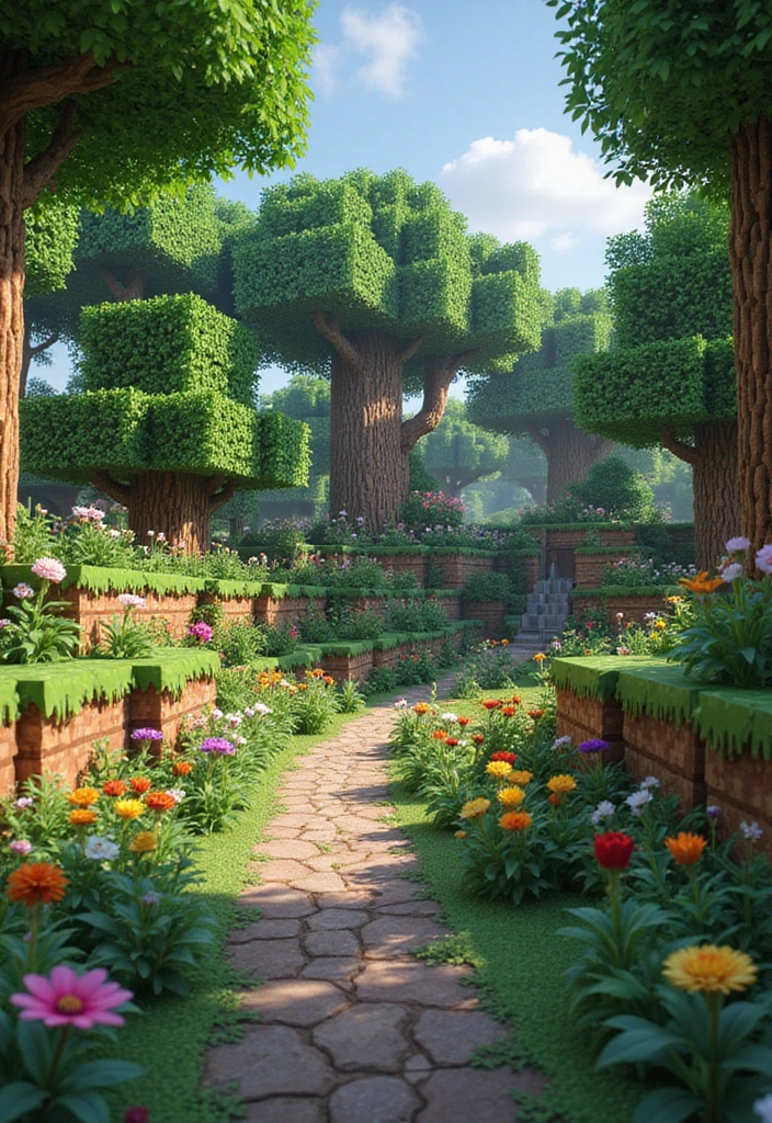 30 Minecraft Plant Ideas for Creative Builds 23 30 Minecraft Plant Ideas for Creative Builds - 23. Hidden Gardens: Secret Spaces
