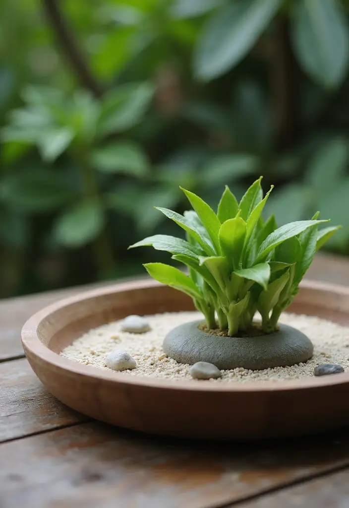 30 Money Plant Decor Ideas Inspired by Indian Homes 10 30 Money Plant Decor Ideas Inspired by Indian Homes - 10. Zen Garden Vibe