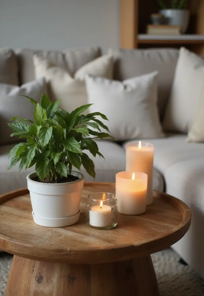30 Money Plant Decor Ideas Inspired by Indian Homes 23 30 Money Plant Decor Ideas Inspired by Indian Homes - 23. Money Plant and Candle Display