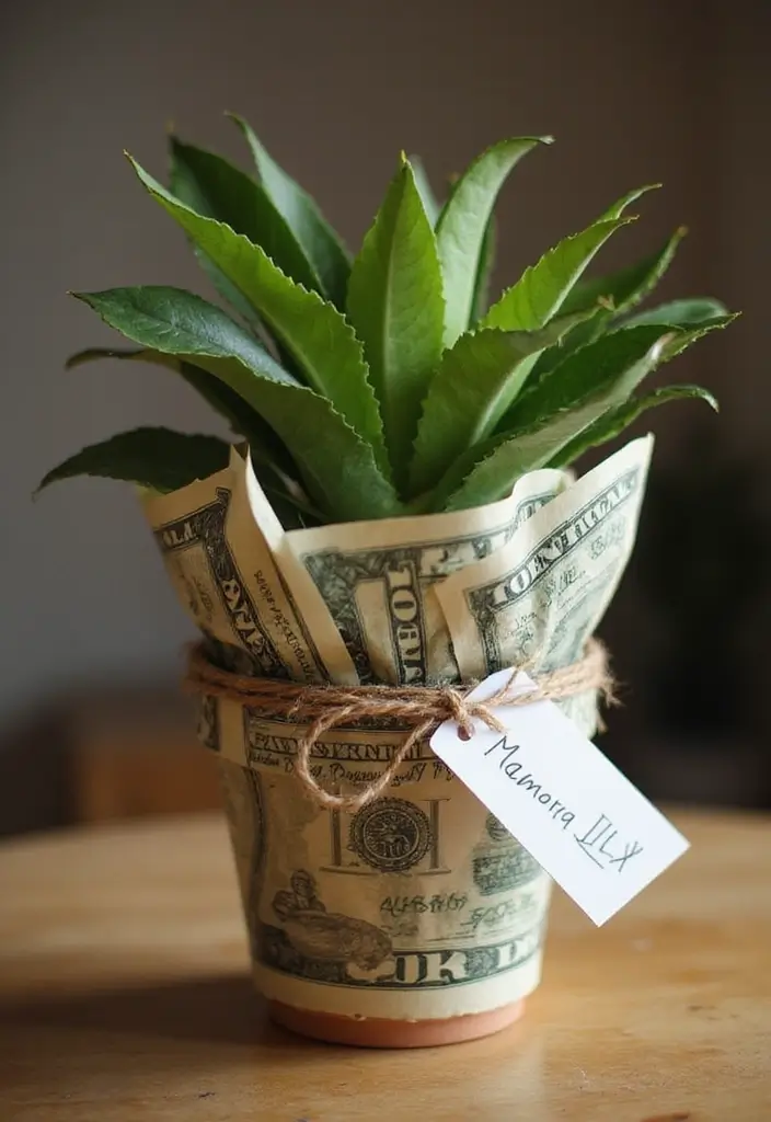 30 Money Plant Decor Ideas Inspired by Indian Homes 29 30 Money Plant Decor Ideas Inspired by Indian Homes - 29. Money Plant as a Gift
