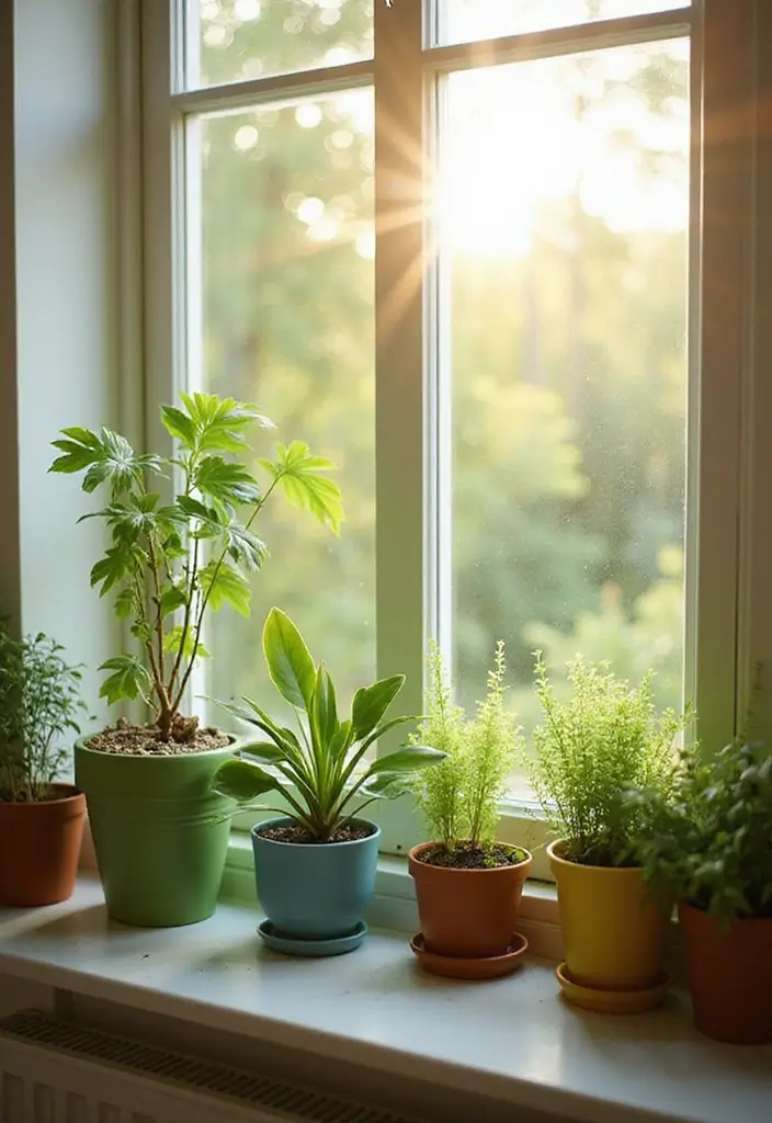 30 Money Plant Decor Ideas Inspired by Indian Homes 5 30 Money Plant Decor Ideas Inspired by Indian Homes - 5. Window Sill Garden