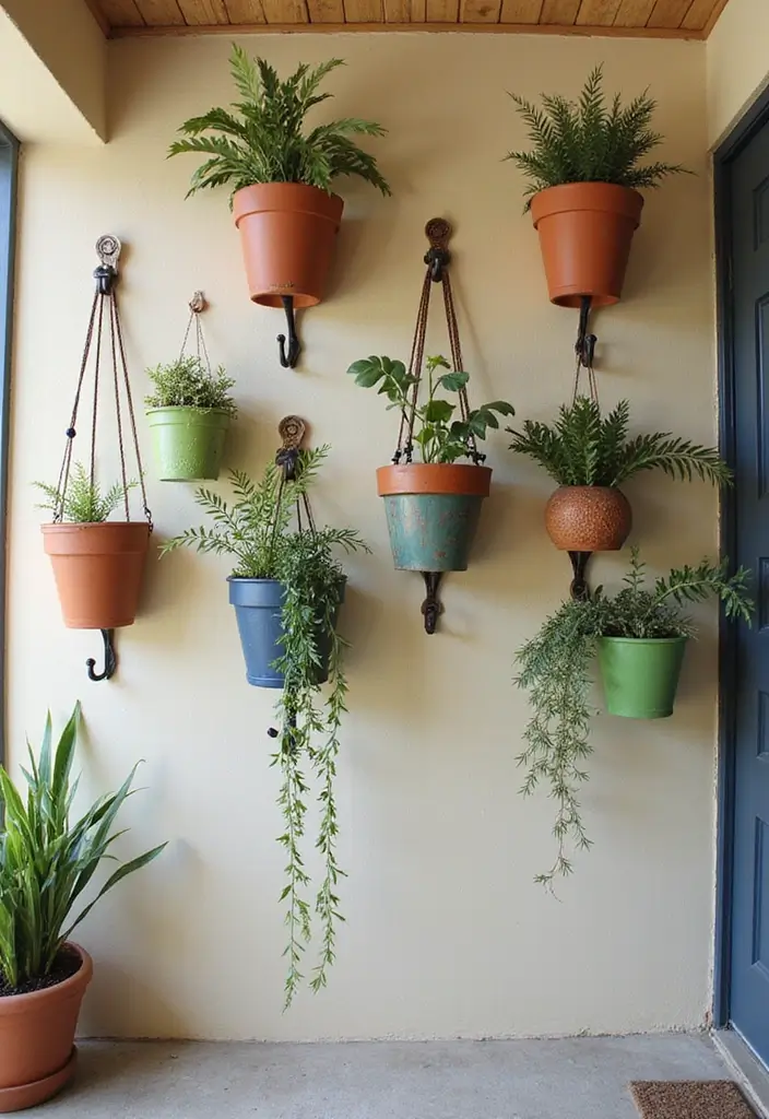 30 Money Plant Hanging Ideas for Good Luck and Style 12 30 Money Plant Hanging Ideas for Good Luck and Style - 12. Decorative Hooks
