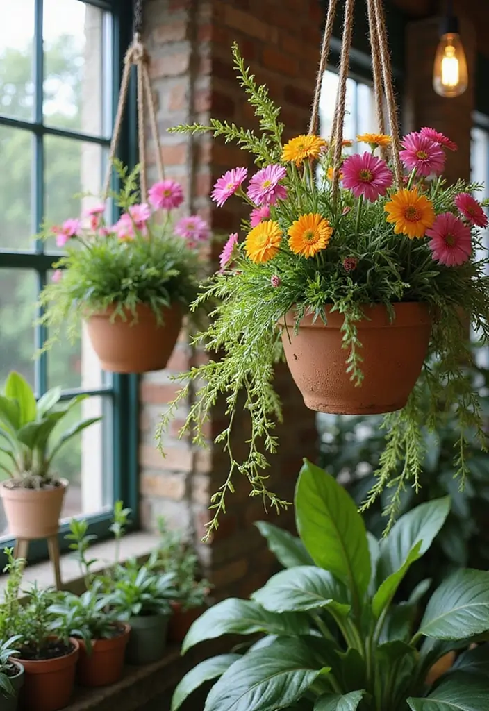 30 Money Plant Hanging Ideas for Good Luck and Style 22 30 Money Plant Hanging Ideas for Good Luck and Style - 22. Hanging Floral Arrangements