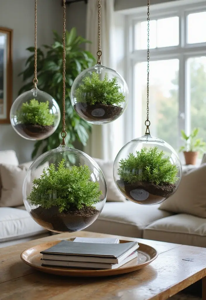 30 Money Plant Hanging Ideas for Good Luck and Style 28 30 Money Plant Hanging Ideas for Good Luck and Style - 28. Hanging Garden Globes