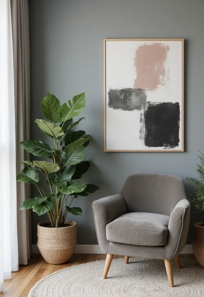30 Monstera Plant Aesthetic Ideas for Modern Homes 28 30 Monstera Plant Aesthetic Ideas for Modern Homes - 28. Monstera and Modern Art