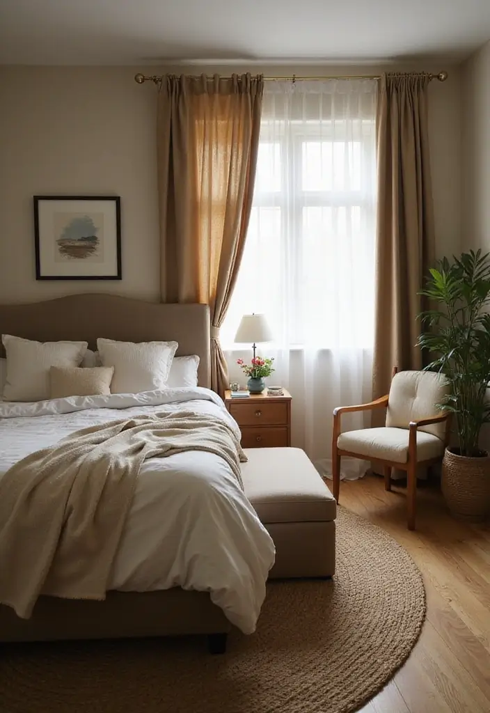 30 Mother-in-Law’s Tongue Plant Styling Ideas 12 30 Mother-in-Law’s Tongue Plant Styling Ideas - 12. Bedroom Greenery