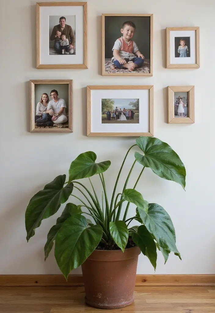 30 Mother-in-Law’s Tongue Plant Styling Ideas 18 30 Mother-in-Law’s Tongue Plant Styling Ideas - 18. Family Photo Gallery