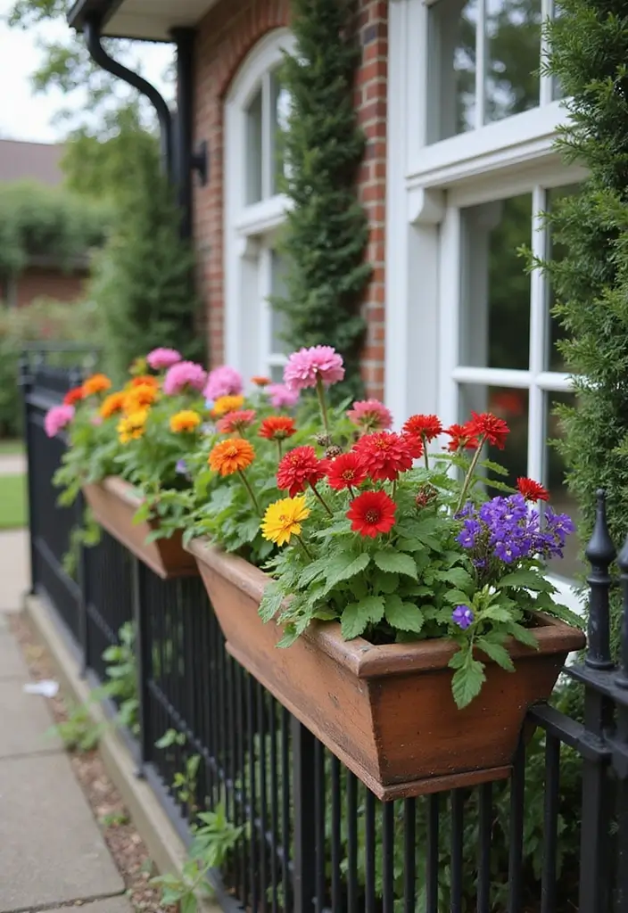 30 Outdoor Plant Decor Ideas to Refresh Your Garden 16 30 Outdoor Plant Decor Ideas to Refresh Your Garden - 16. Flower Boxes: Window to Nature