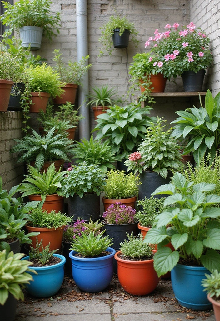 30 Outdoor Plant Decor Ideas to Refresh Your Garden 19 30 Outdoor Plant Decor Ideas to Refresh Your Garden - 19. Container Gardens: Versatile Small Spaces