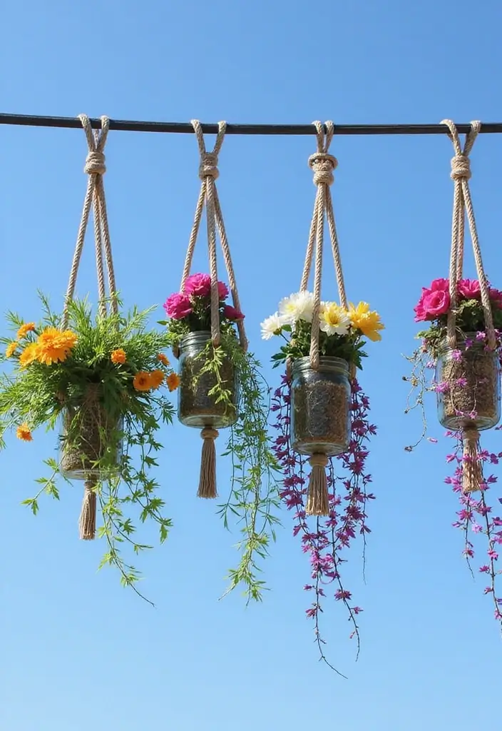 30 Outdoor Plant Decor Ideas to Refresh Your Garden 3 30 Outdoor Plant Decor Ideas to Refresh Your Garden - 3. Hanging Gardens: Sky High Beauty