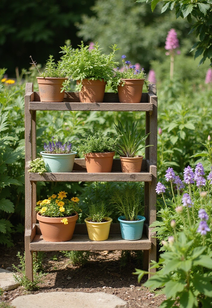 30 Outdoor Plant Stand Ideas That Elevate Your Garden 1 30 Outdoor Plant Stand Ideas That Elevate Your Garden - 1. Classic Wooden Tiered Stand