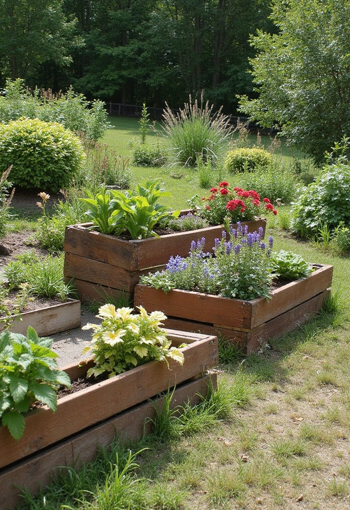 30 Outdoor Plant Stand Ideas That Elevate Your Garden 12 30 Outdoor Plant Stand Ideas That Elevate Your Garden - 12. Reclaimed Wood Planter Boxes