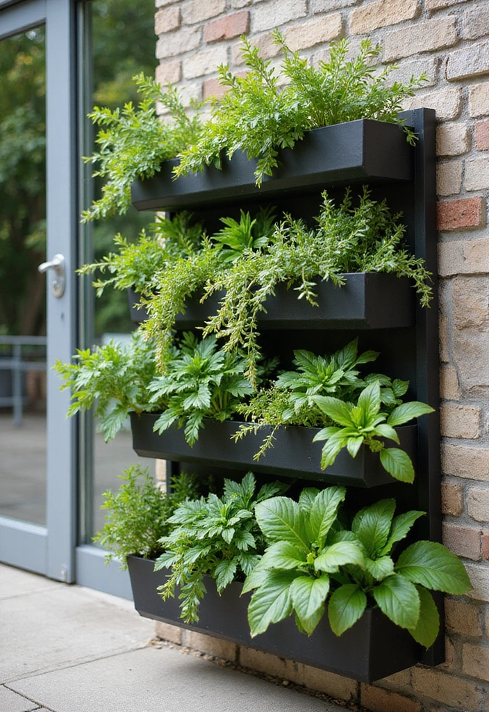 30 Outdoor Plant Stand Ideas That Elevate Your Garden 26 30 Outdoor Plant Stand Ideas That Elevate Your Garden - 26. Vertical Wall Planters