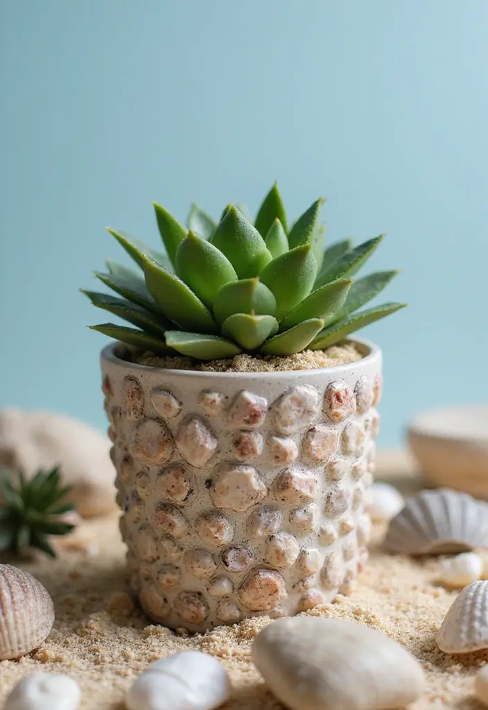 30 Painted Plant Pot Ideas to Brighten Any Space 18 30 Painted Plant Pot Ideas to Brighten Any Space - 18. Nature’s Touch