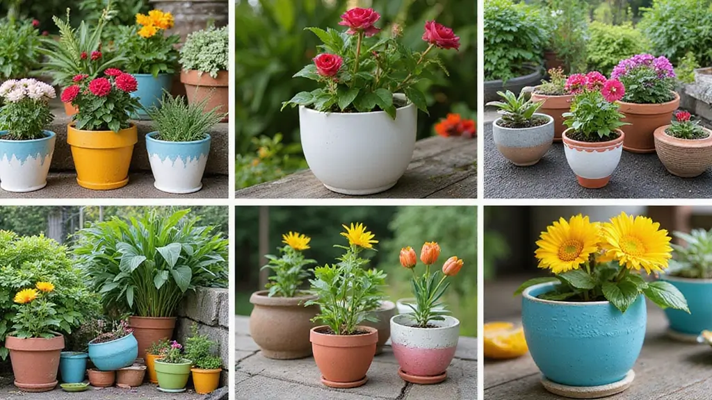 30 Painted Plant Pot Ideas to Brighten Any Space