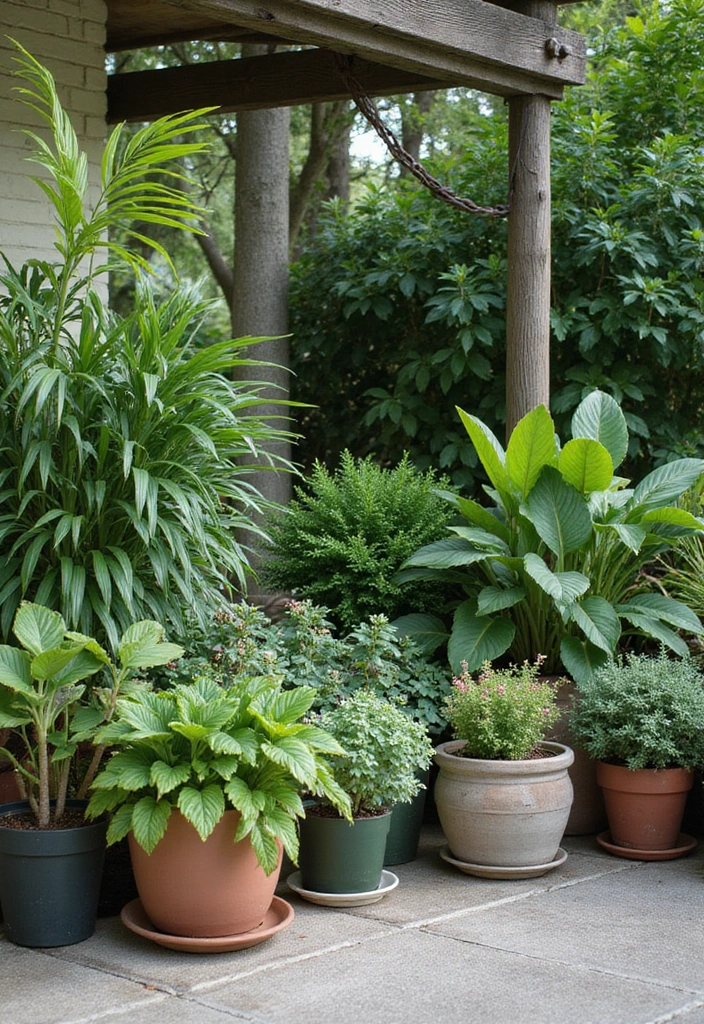 30 Patio Plant Ideas to Transform Your Outdoor Space 11 30 Patio Plant Ideas to Transform Your Outdoor Space - 11. Shade-Loving Plants