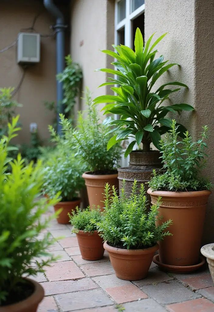 30 Patio Plant Ideas to Transform Your Outdoor Space 22 30 Patio Plant Ideas to Transform Your Outdoor Space - 22. Aromatic Plants