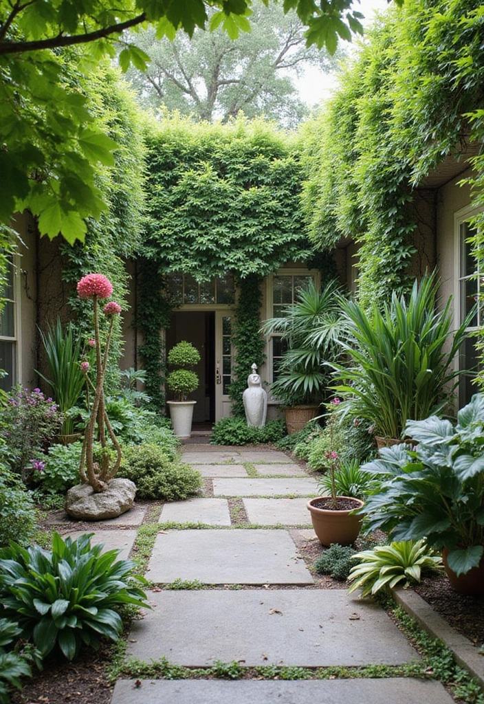 30 Patio Plant Ideas to Transform Your Outdoor Space 28 30 Patio Plant Ideas to Transform Your Outdoor Space - 28. Artistic Plant Sculptures