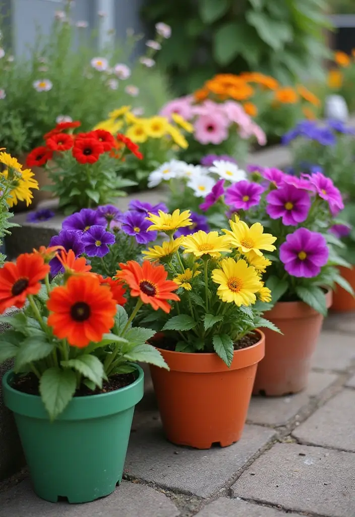 30 Patio Plant Ideas to Transform Your Outdoor Space 5 30 Patio Plant Ideas to Transform Your Outdoor Space - 5. Edible Flowers