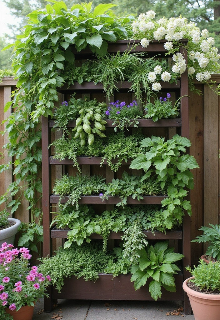 30 Patio Plant Wall Designs for Stylish Outdoor Living 1 30 Patio Plant Wall Designs for Stylish Outdoor Living - 1. Vertical Garden Trellis