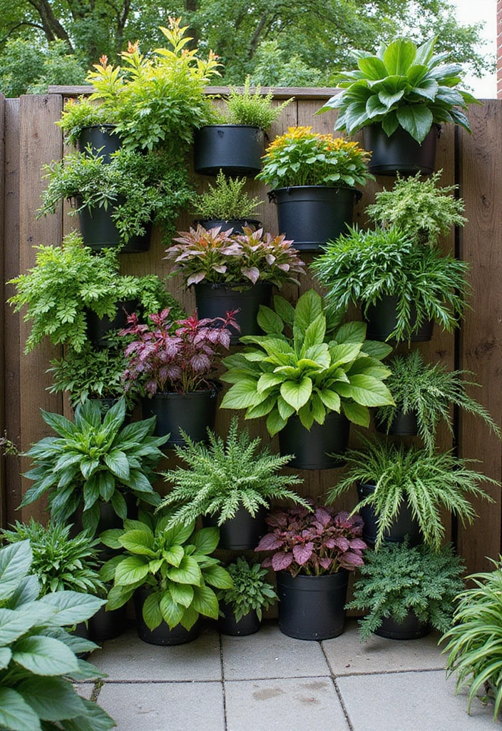 30 Patio Plant Wall Designs for Stylish Outdoor Living 14 30 Patio Plant Wall Designs for Stylish Outdoor Living - 14. Green Wall with Modular Planters