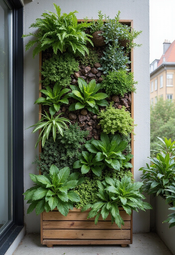 30 Patio Plant Wall Designs for Stylish Outdoor Living 15 30 Patio Plant Wall Designs for Stylish Outdoor Living - 15. Urban Vertical Garden System