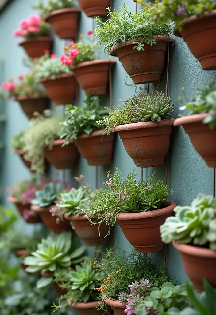 30 Patio Plant Wall Designs for Stylish Outdoor Living 2 30 Patio Plant Wall Designs for Stylish Outdoor Living - 2. Wall-Mounted Planters
