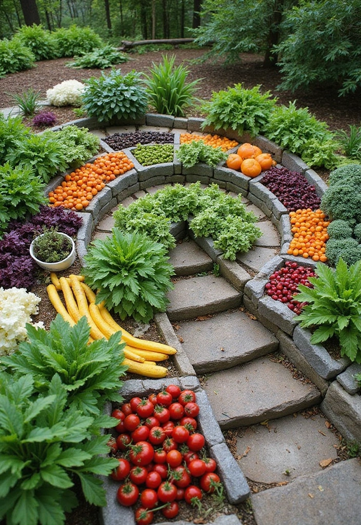 30 Plant Bed Ideas That Will Elevate Your Garden Design 11 30 Plant Bed Ideas That Will Elevate Your Garden Design - 11. Spiral Vegetable Garden