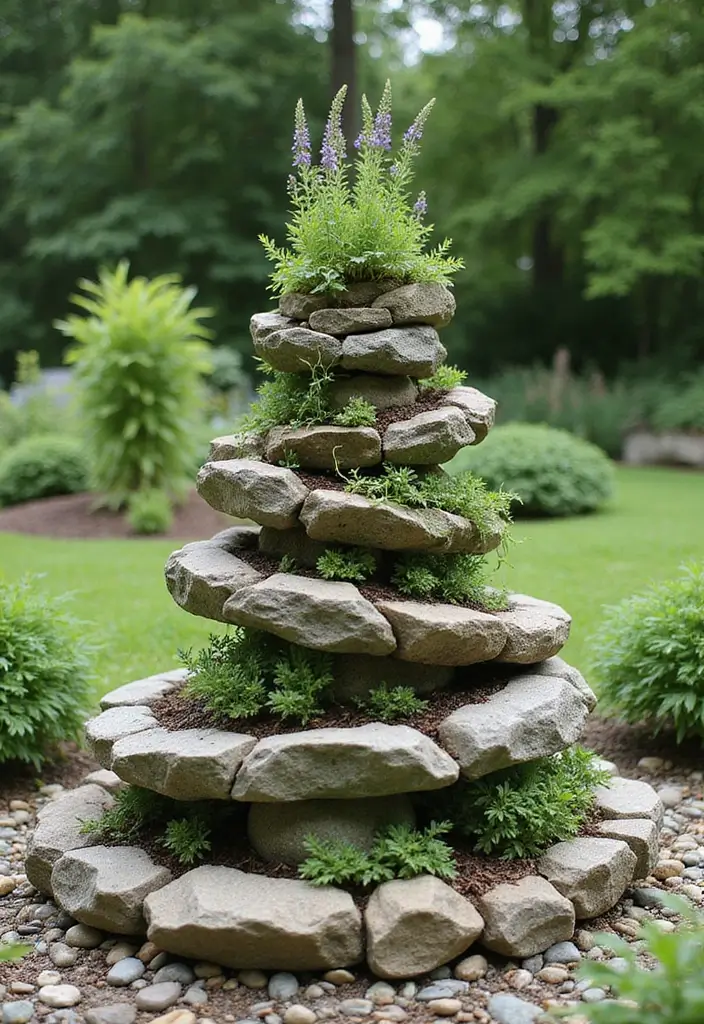 30 Plant Bed Ideas That Will Elevate Your Garden Design 3 30 Plant Bed Ideas That Will Elevate Your Garden Design - 3. Herb Spiral Garden