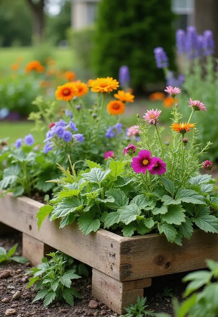 30 Plant Bed Ideas That Will Elevate Your Garden Design 4 30 Plant Bed Ideas That Will Elevate Your Garden Design - 4. Pallet Planter Boxes