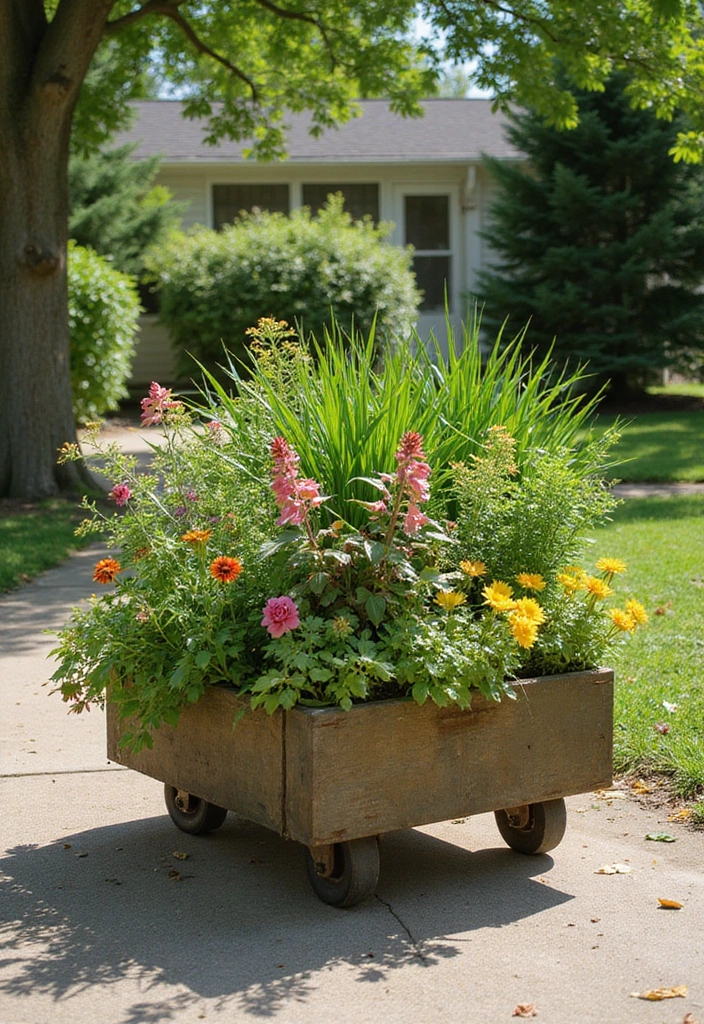 30 Plant Bed Ideas That Will Elevate Your Garden Design 8 30 Plant Bed Ideas That Will Elevate Your Garden Design - 8. Mobile Plant Beds