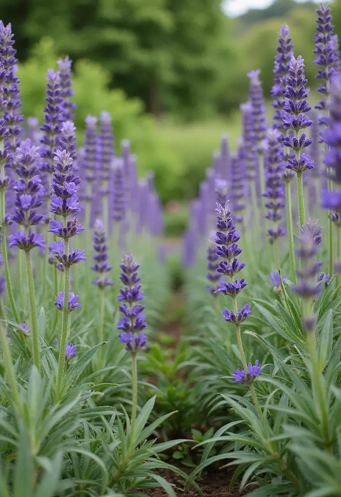 30 Plant Border Ideas to Frame Your Garden Beautifully 13 30 Plant Border Ideas to Frame Your Garden Beautifully - 13. Lavender Edges