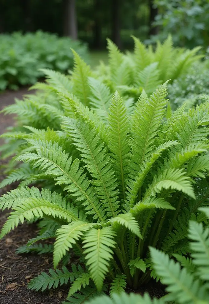 30 Plant Border Ideas to Frame Your Garden Beautifully 16 30 Plant Border Ideas to Frame Your Garden Beautifully - 16. Fern Borders