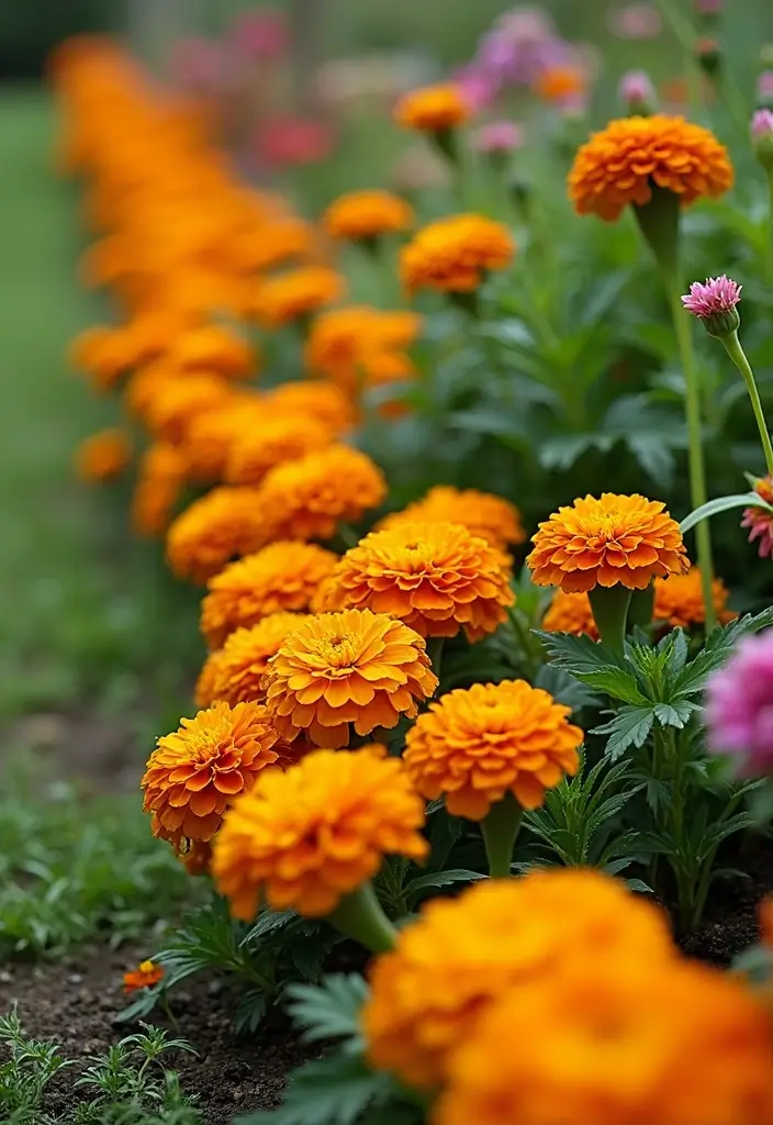 30 Plant Border Ideas to Frame Your Garden Beautifully 2 30 Plant Border Ideas to Frame Your Garden Beautifully - 2. Colorful Flower Edging