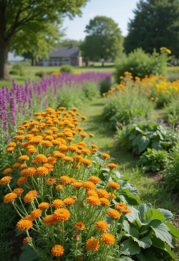 30 Plant Border Ideas to Frame Your Garden Beautifully 28 30 Plant Border Ideas to Frame Your Garden Beautifully - 28. Strawflower Edges