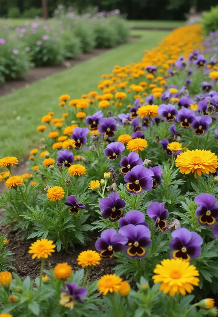 30 Plant Border Ideas to Frame Your Garden Beautifully 9 30 Plant Border Ideas to Frame Your Garden Beautifully - 9. Edible Flower Borders