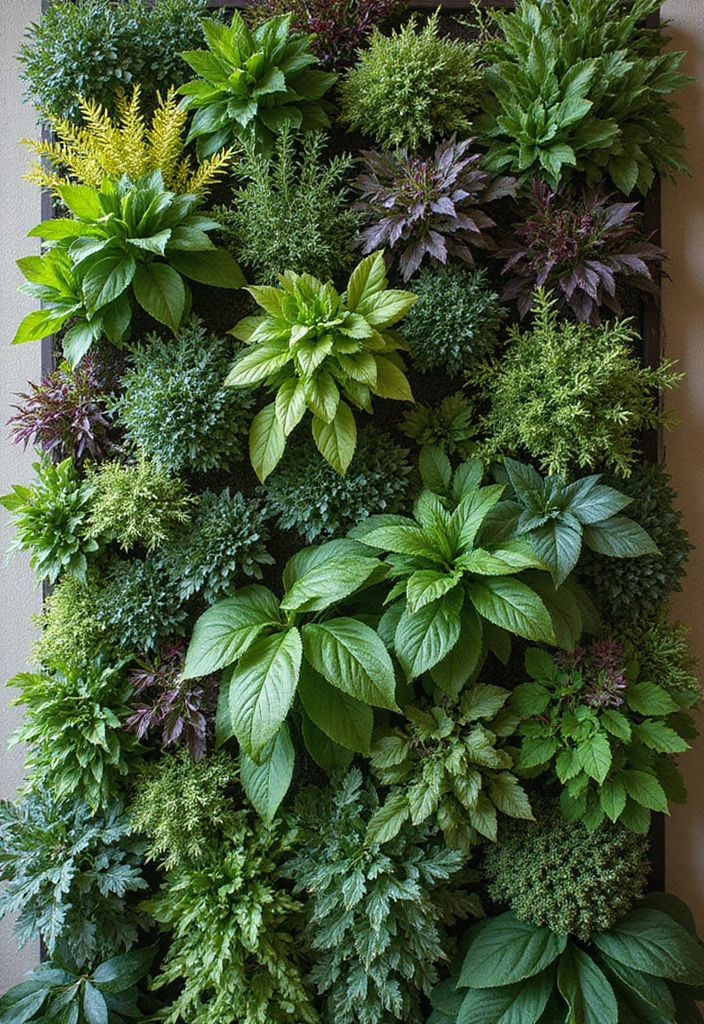 30 Plant Fence Ideas to Blend Nature with Privacy 12 30 Plant Fence Ideas to Blend Nature with Privacy - 12. Vertical Wall Garden