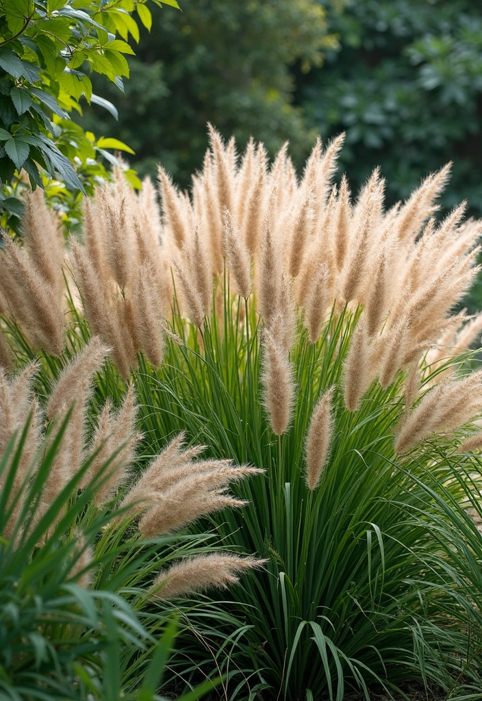 30 Plant Fence Ideas to Blend Nature with Privacy 14 30 Plant Fence Ideas to Blend Nature with Privacy - 14. Ornamental Grasses