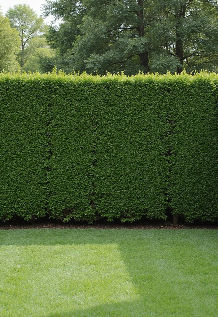 30 Plant Fence Ideas to Blend Nature with Privacy 20 30 Plant Fence Ideas to Blend Nature with Privacy - 20. Hedges for Formal Gardens