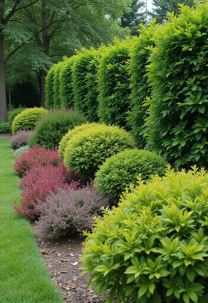 30 Plant Fence Ideas to Blend Nature with Privacy 21 30 Plant Fence Ideas to Blend Nature with Privacy - 21. Mixed Shrub Borders