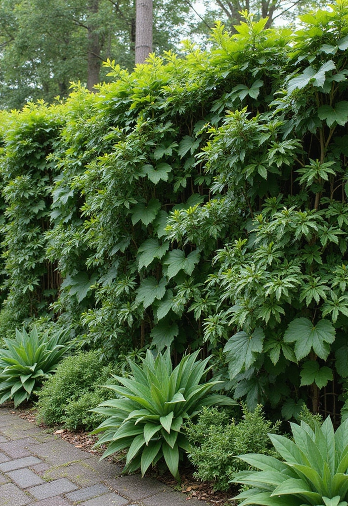 30 Plant Fence Ideas to Blend Nature with Privacy 22 30 Plant Fence Ideas to Blend Nature with Privacy - 22. Living Fence from Native Plants